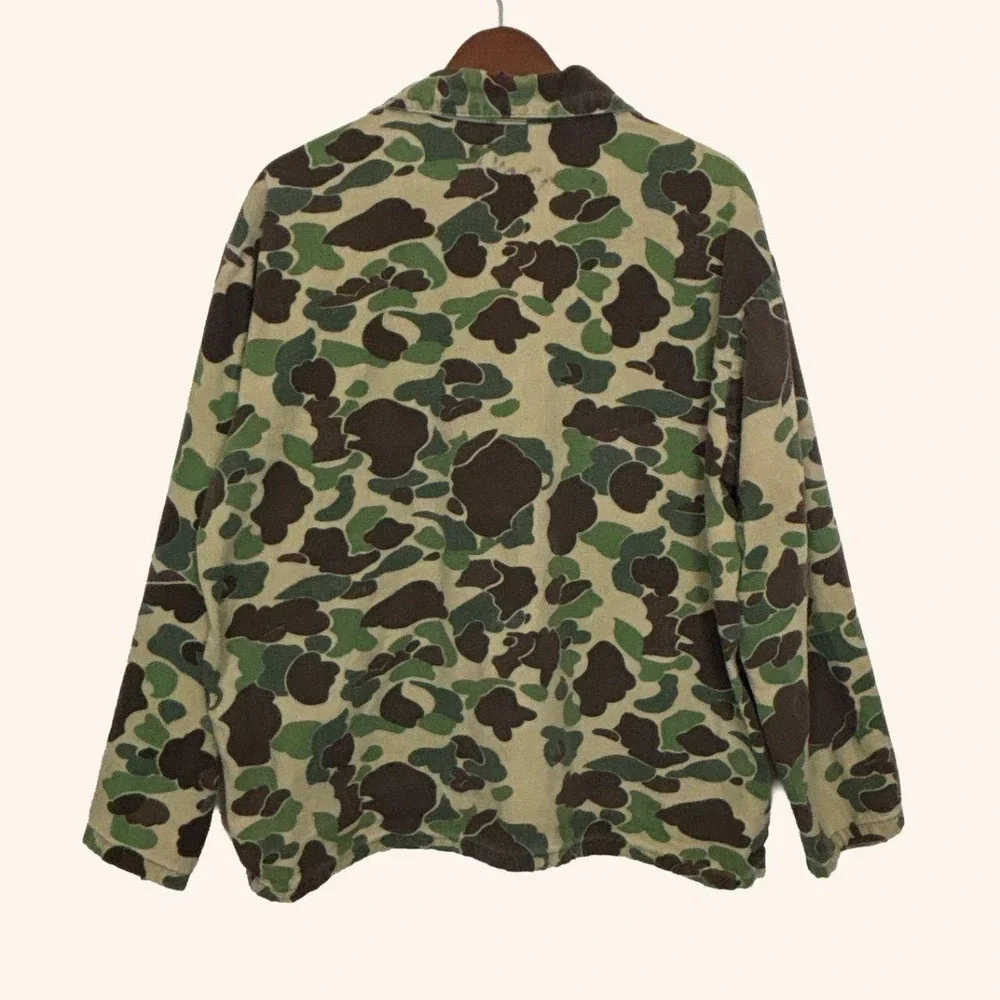 Vintage Ranger Duck Camo Hunting Chore Jacket